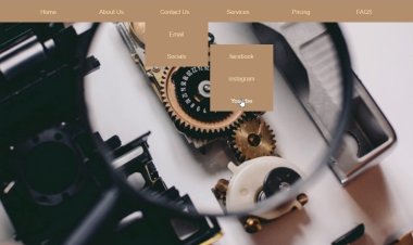 How to create a hoverable Dropdown menu in HTML, CSS with source code