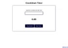Simple countdown timer using html, css, javascript with free source code