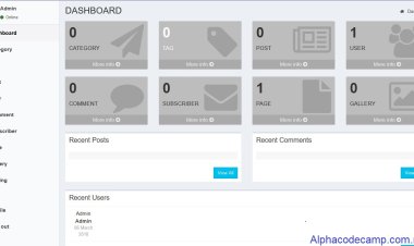How to create or start a free blog website using PHP and MySQL with complete source Code