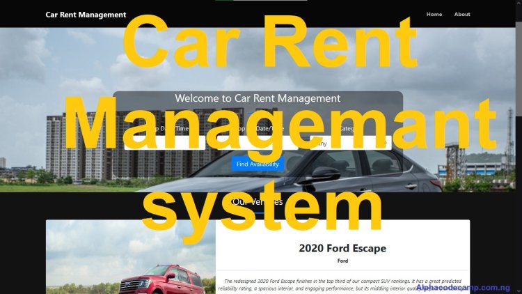 Complete Car rent management script using php