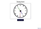 How to create digital and analog clock using html, css, JavaScript with source code