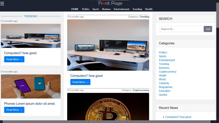 How to create a responsive blog website using PHP and MYSQL database with source code