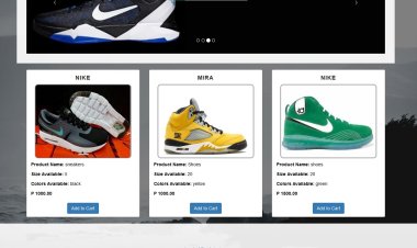 Simple online shoe store website using PHP and MYSQL with source code