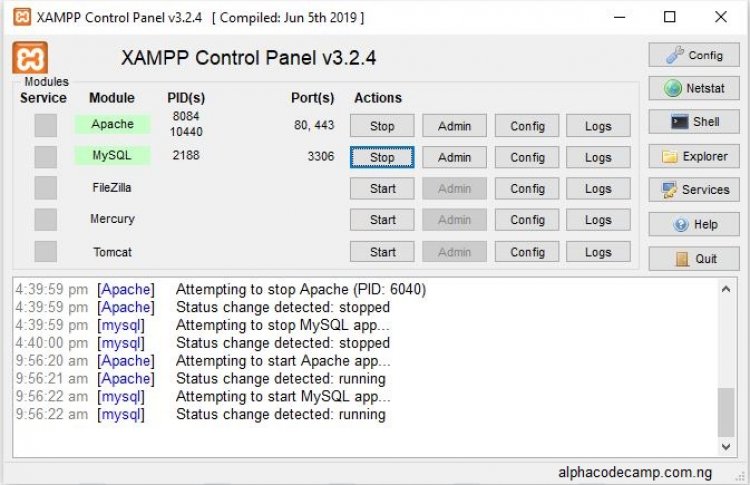 How to fix the problem “Error: MySQL shutdown unexpectedly” in XAMPP