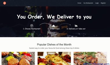 Simple online food ordering and management system in PHP