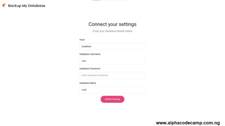 Backup my database in PHP with source code