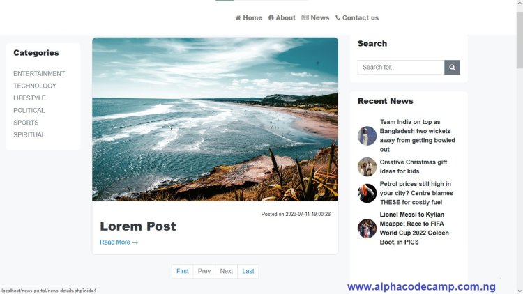 How to create a blog website using PHP with source code