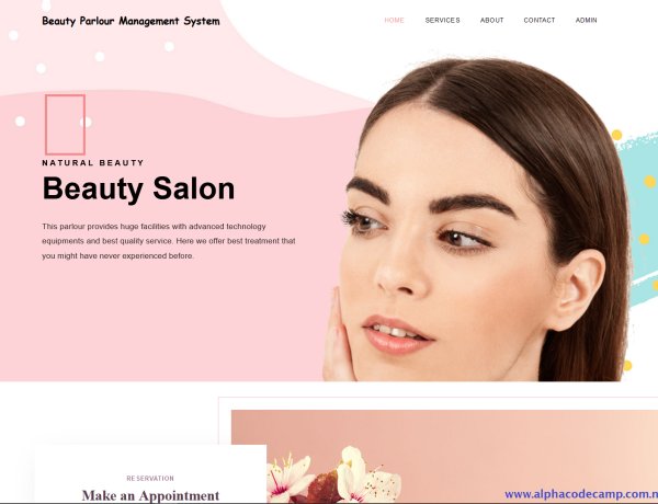 Online beauty Salon management system written in PHP
